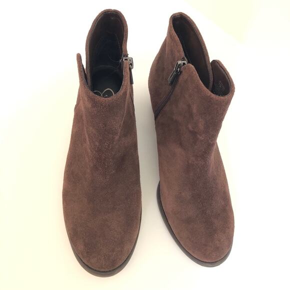 Brown Suede Leather Booties by Jessica Simpson 7M - Picture 3 of 7